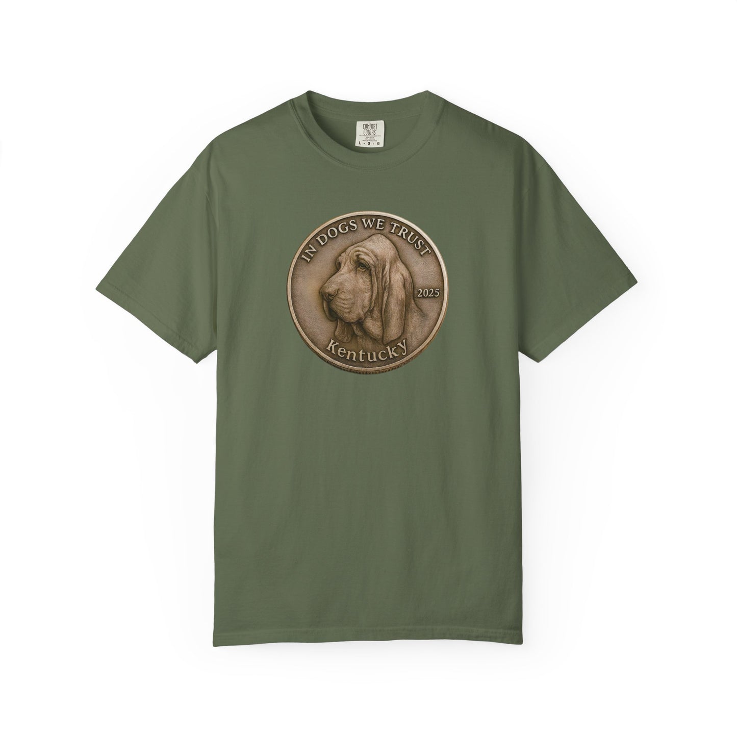 Kentucky State Coin T-Shirt Collection - Proud Dog Breed Illustrations