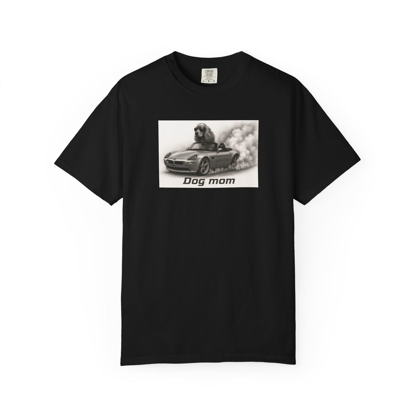 Dog Mom - Cocker Spaniel - “Cool Dogs in Cool Cars” T-Shirt Collection