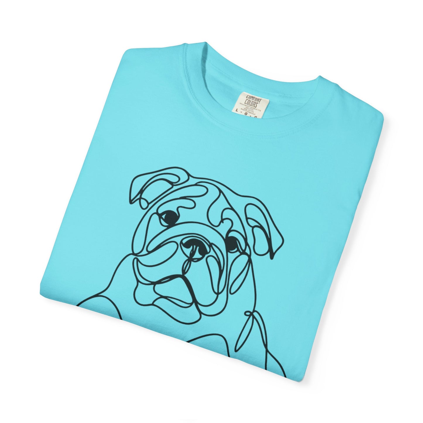 Bulldog Line Art Unisex T-Shirt - Perfect for Dog Lovers & Casual Days