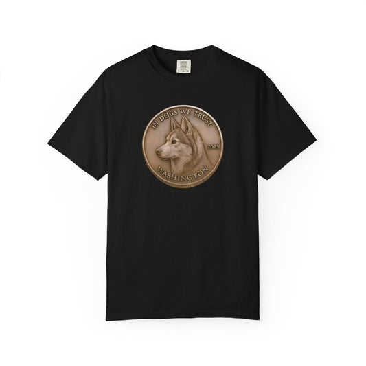 Washington State Coin T-Shirt Collection - Proud Dog Breed Illustrations