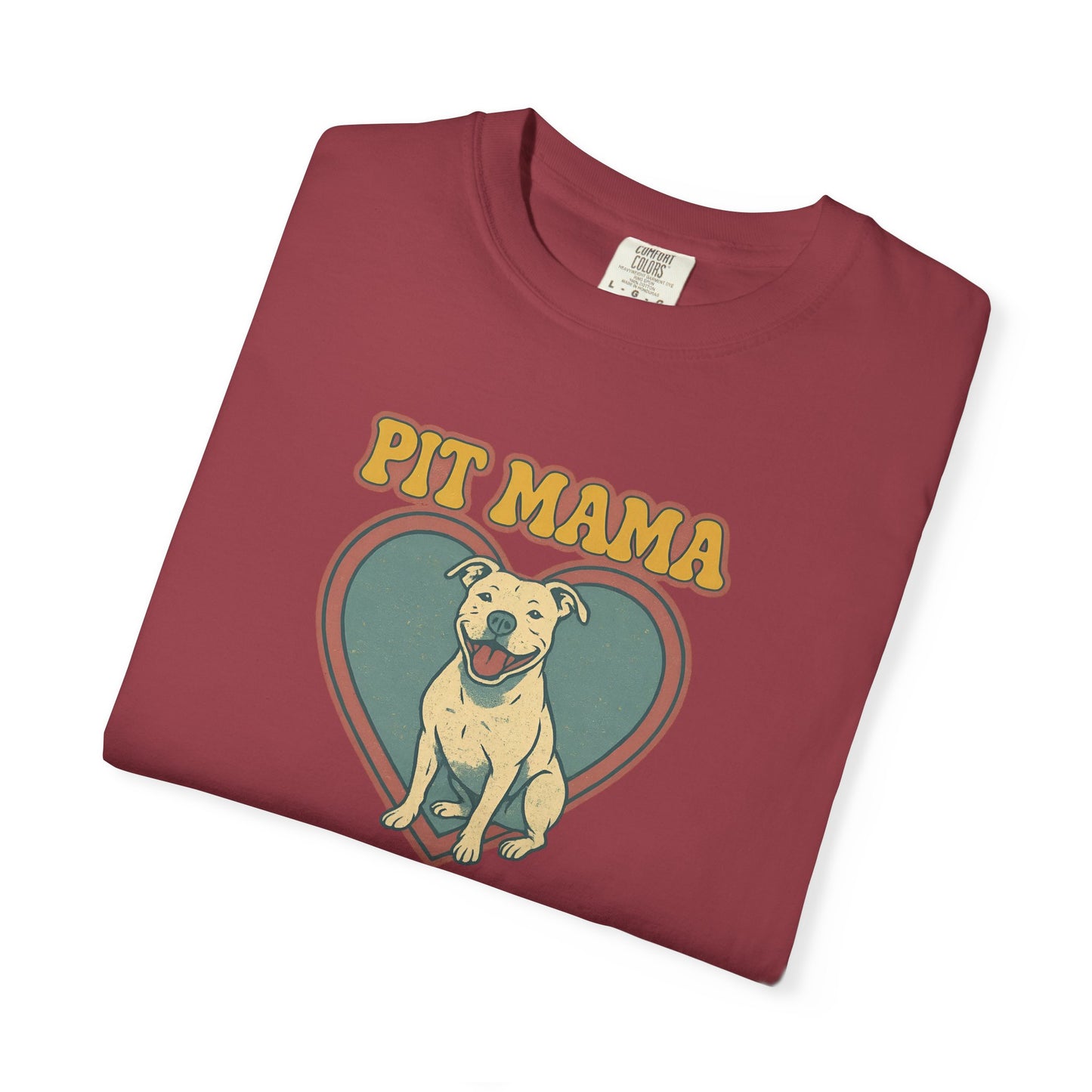 Pit Mama Unisex T-Shirt - Perfect Gift for Dog Lovers, Pet Owners, Animal Rescue Advocates, Dog Mom Apparel