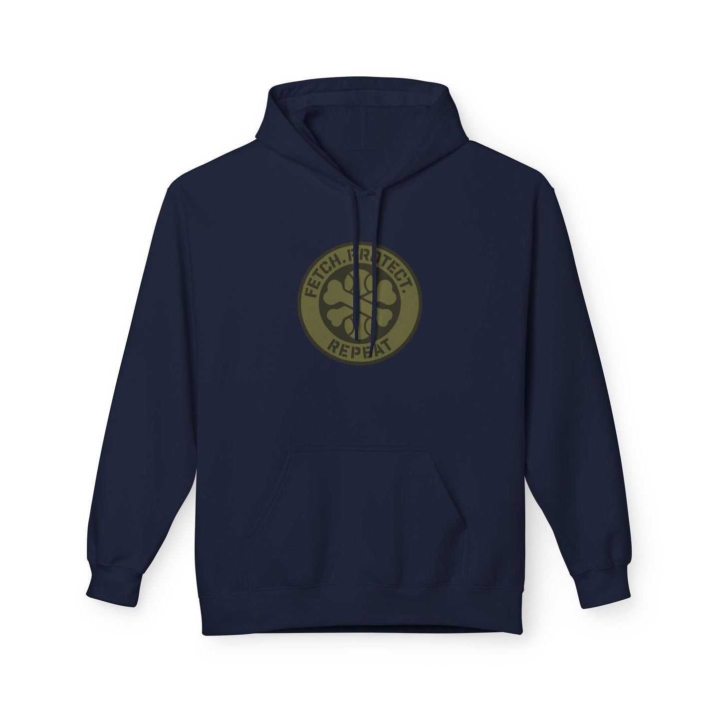 Dog Dad Fleece Hoodie, Unisex Softstyle Hooded Sweatshirt, Perfect Gift for Dog Lovers, Comfortable and Stylish