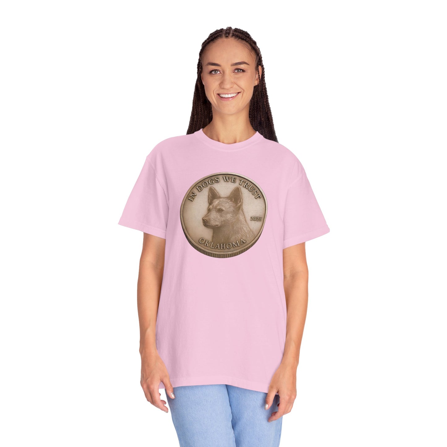 Oklahoma State Coin T-Shirt Collection - Proud Dog Breed Illustrations