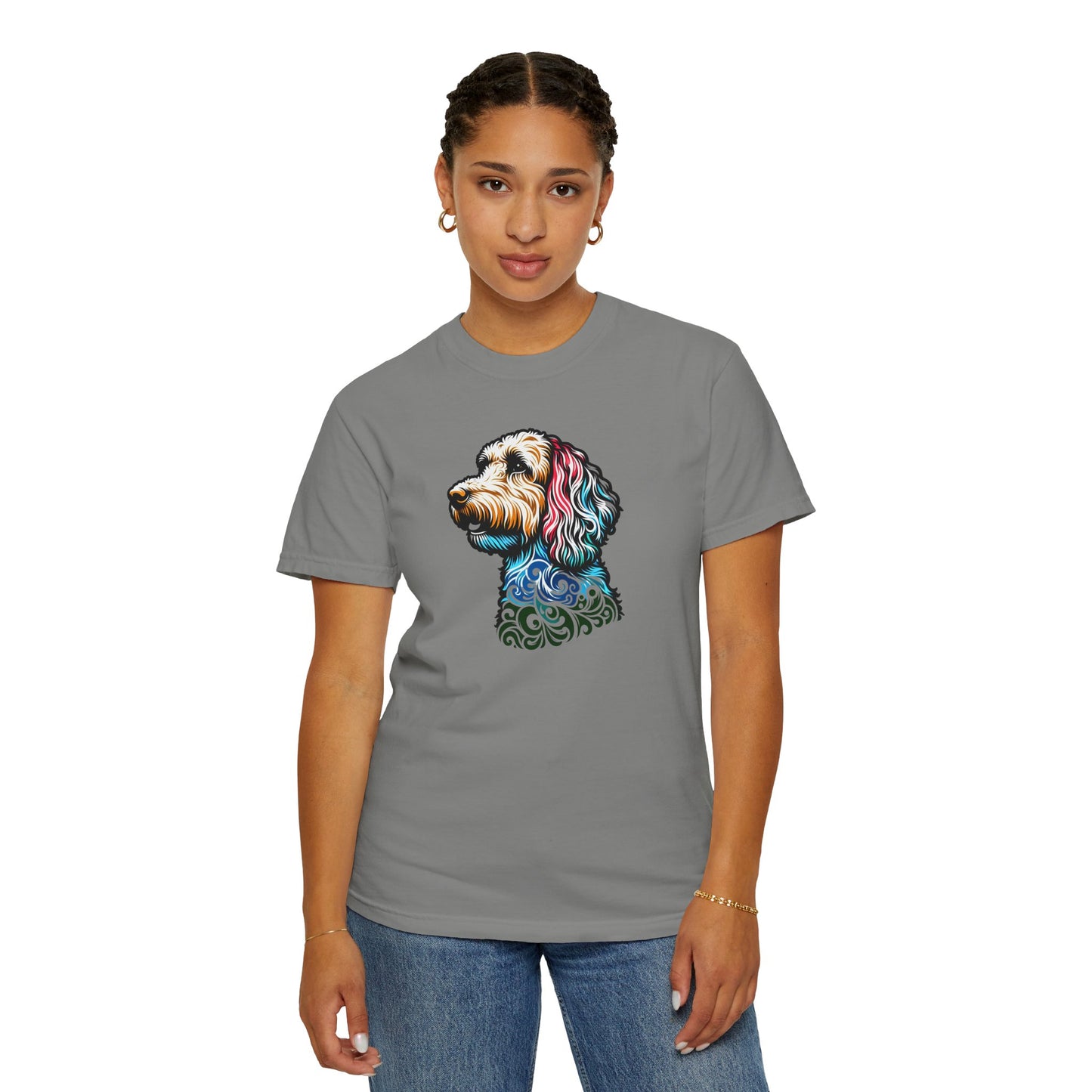 Labradoodle Love Tee – Color Splash Edition