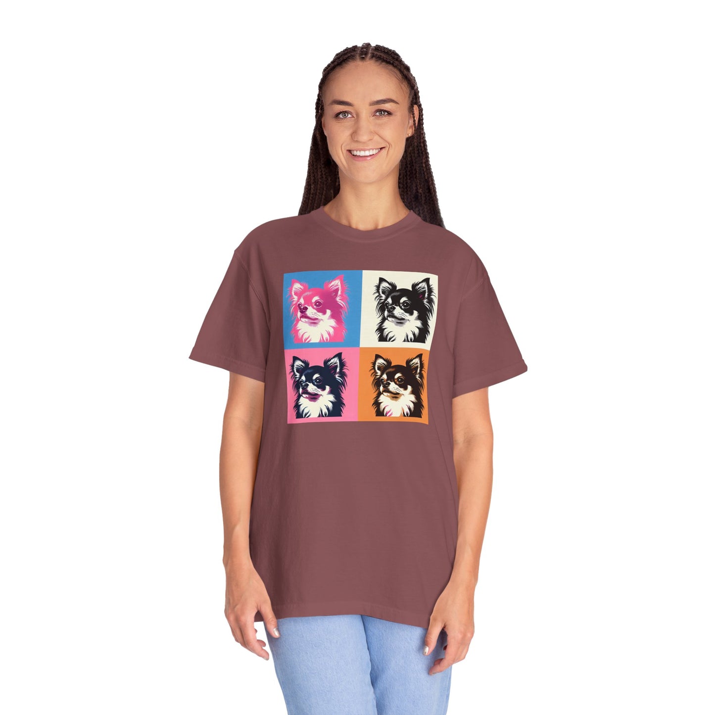 Colorful Chihuahua Unisex T-Shirt - Fun & Playful Pet Lover Gift