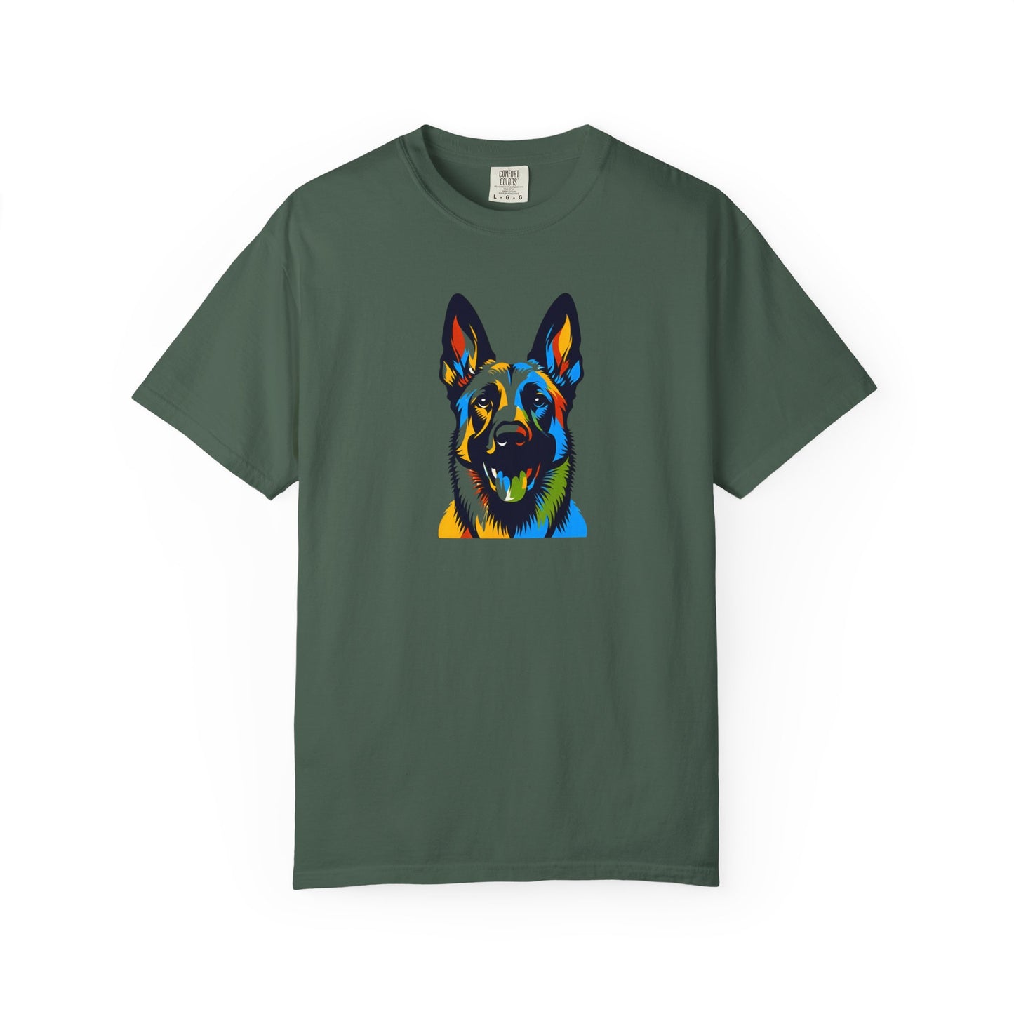 Colorful Belgium Malinois Art Unisex T-Shirt - Perfect for Pet Lovers