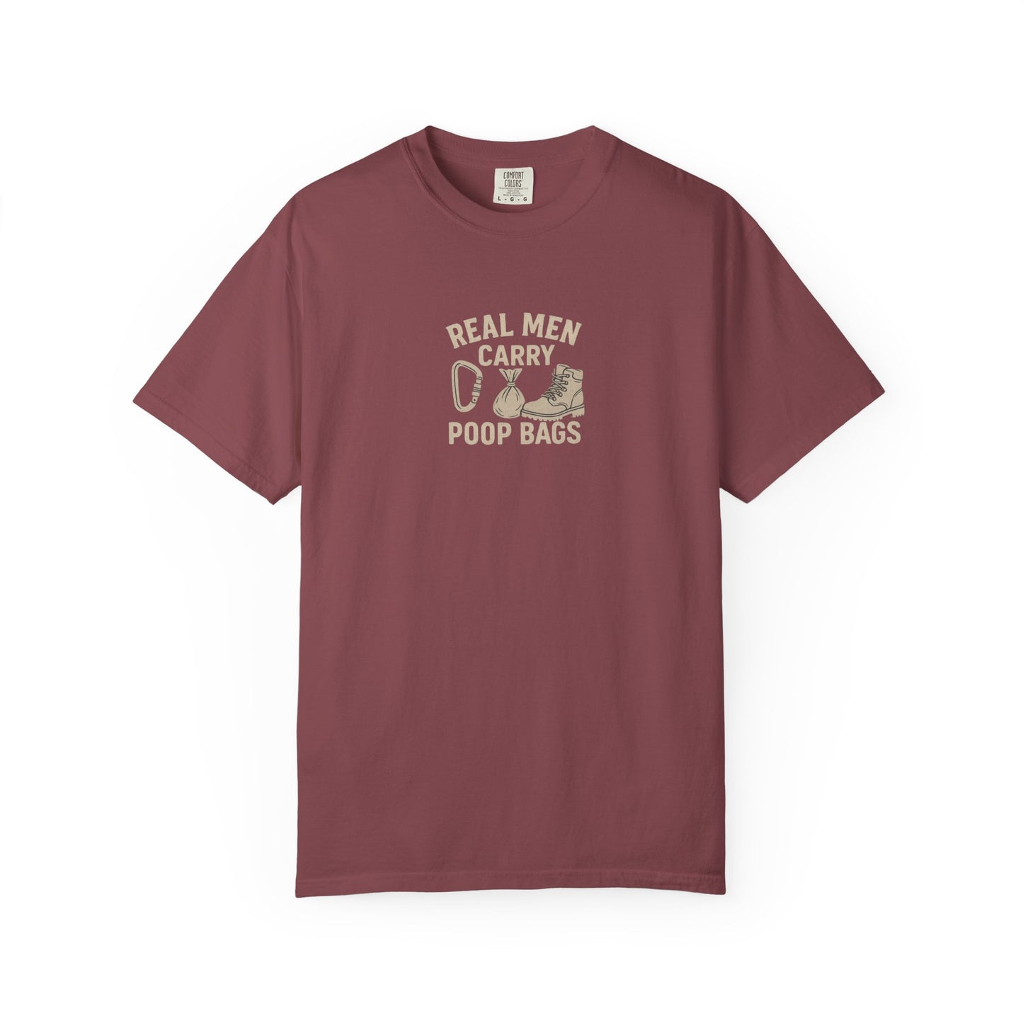 Real Men Carry Poop Bags Dog Dad T-Shirt