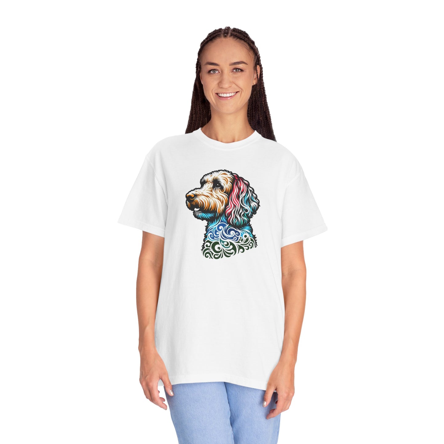 Labradoodle Love Tee – Color Splash Edition