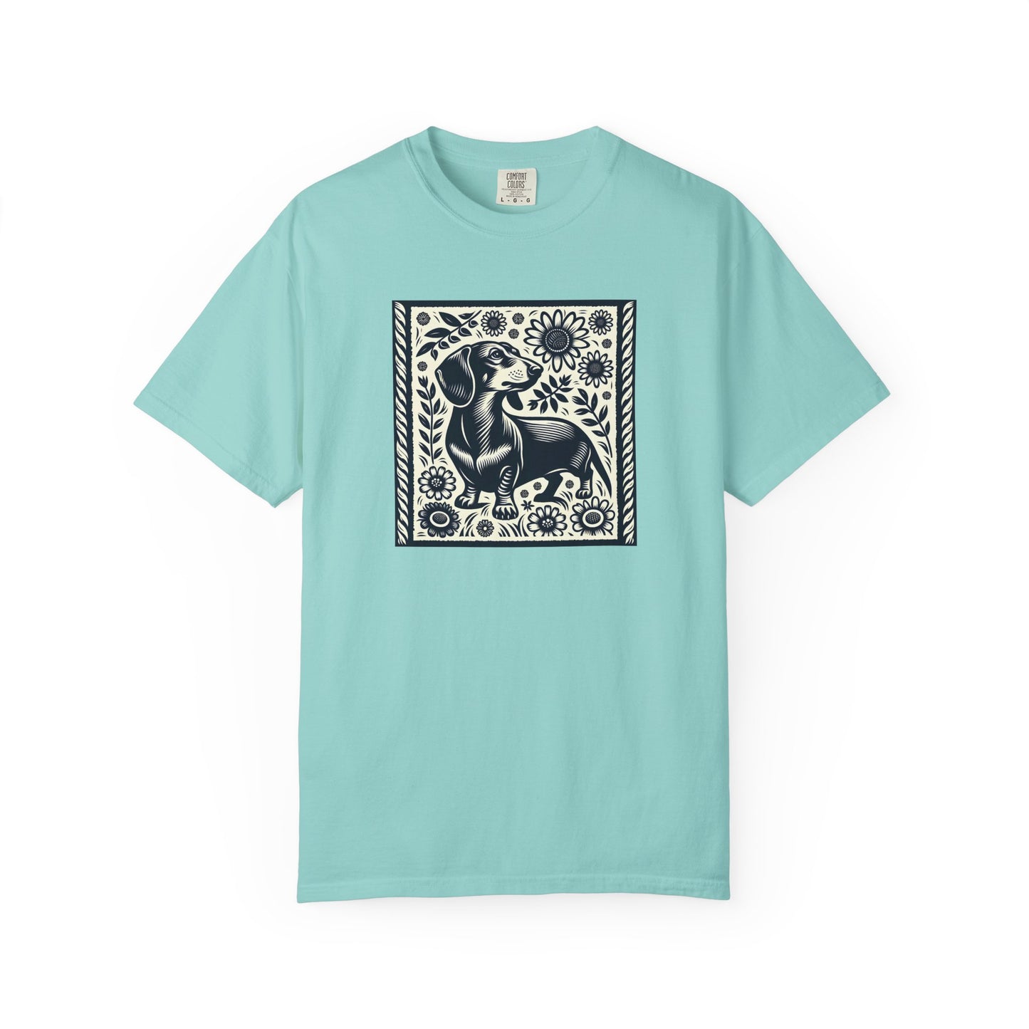 Dachshund Floral T-Shirt - Perfect for Dog Lovers