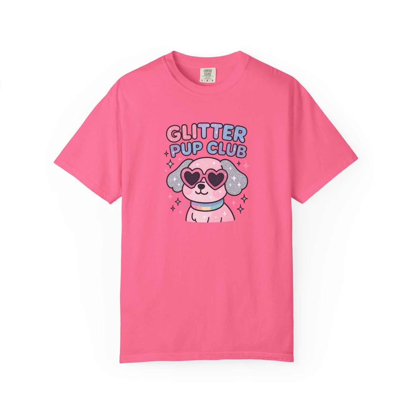 Glitter Pup Club Unisex T-Shirt, Cute Dog Tee, Pet Lovers Gift, Fun Casual Wear, Animal Lover Shirt, Summer Essentials