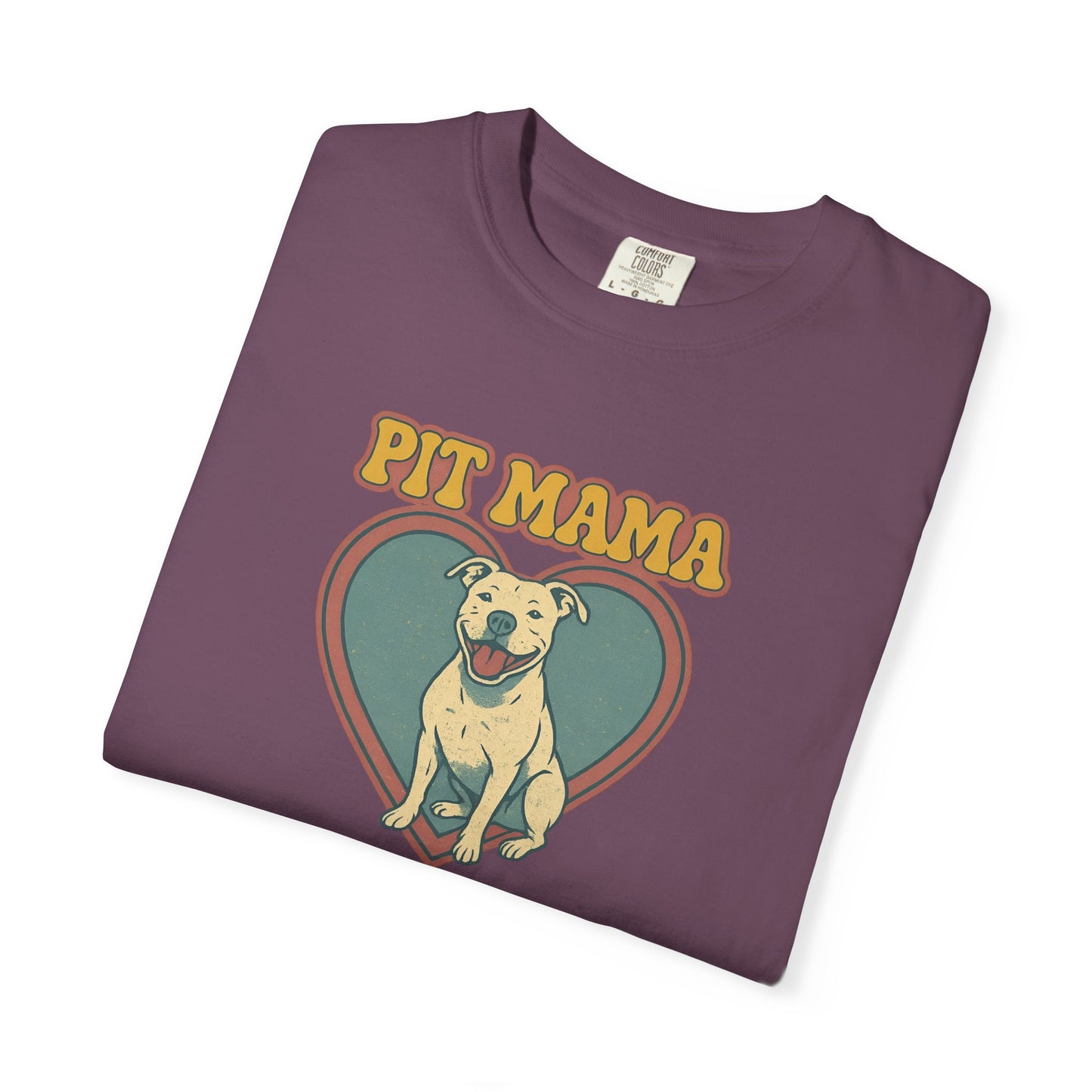 Pit Mama Unisex T-Shirt - Perfect Gift for Dog Lovers, Pet Owners, Animal Rescue Advocates, Dog Mom Apparel
