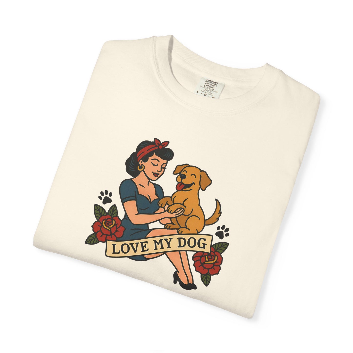 Love My Dog - T-Shirt, Perfect for Pet Owners, Gifts for Dog Lovers, Casual Wear, Love My Dog Shirt, Animal Lover Tee