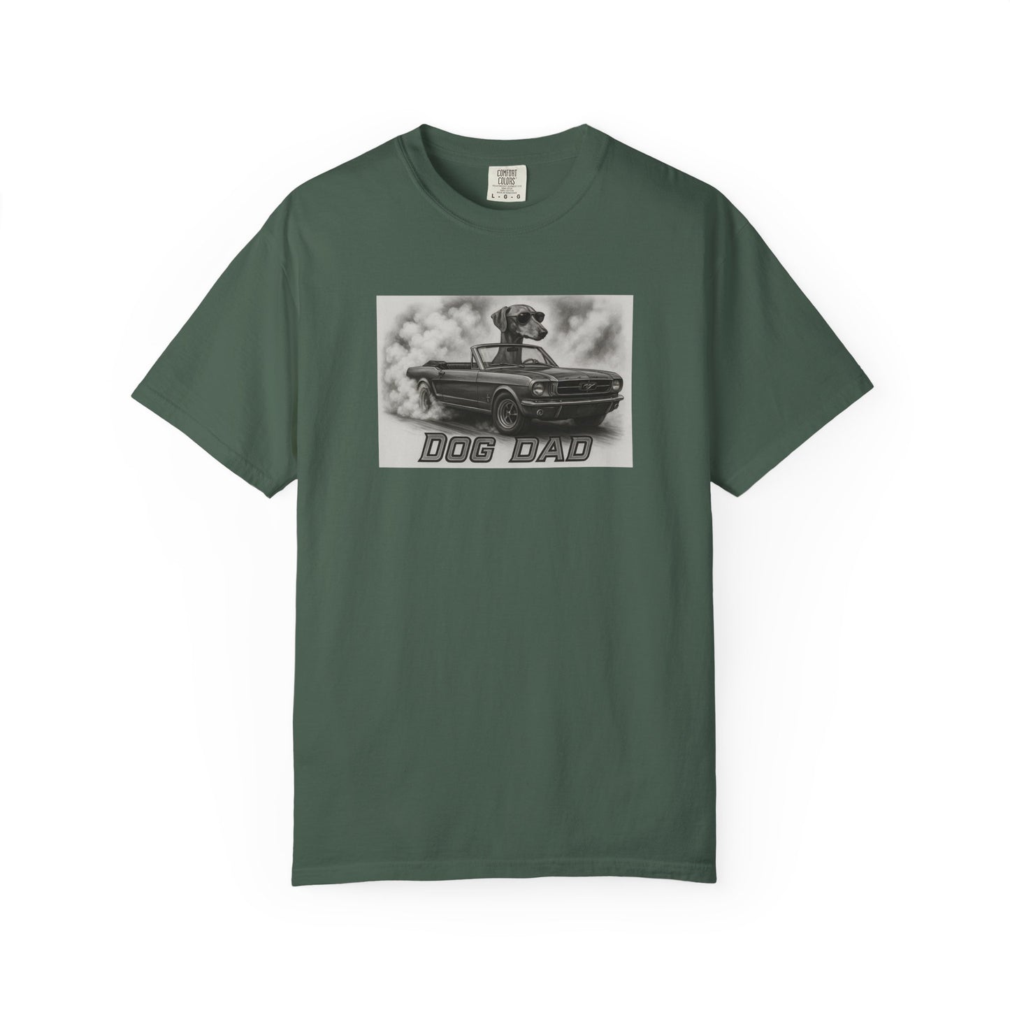 Dog Dad - Azawakh - Cool Dogs in Cool Cars T-Shirt Collection | Funny Dog Lover Apparel for Men