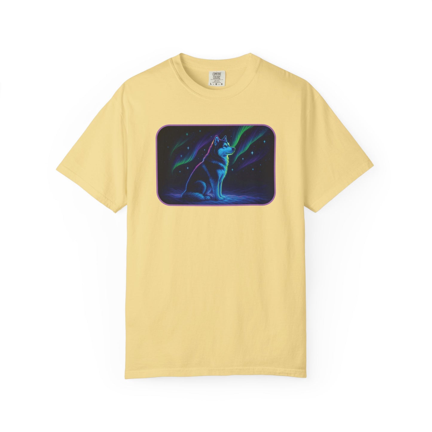 Alaskan Malamute Northern Lights T-shirt