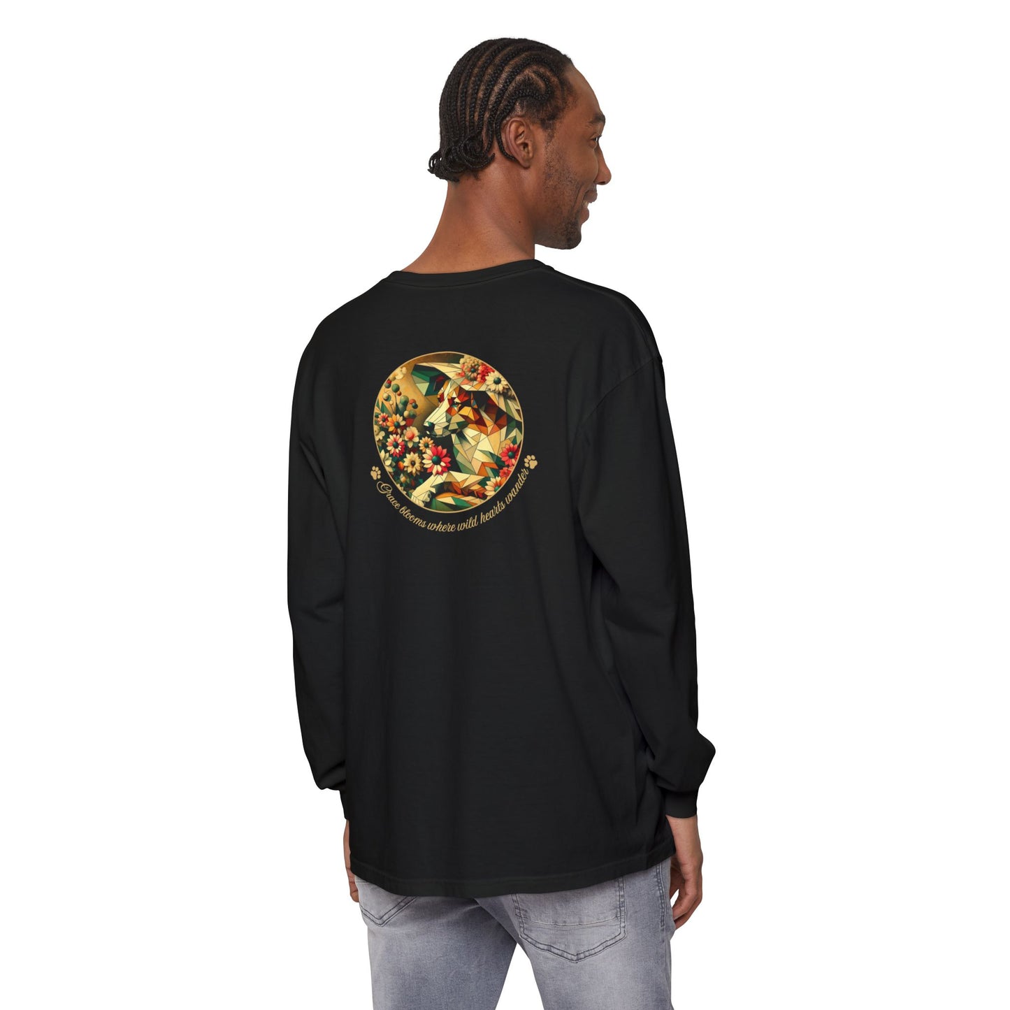 Grace Floral Long Sleeve T-Shirt - Nature-Inspired Design
