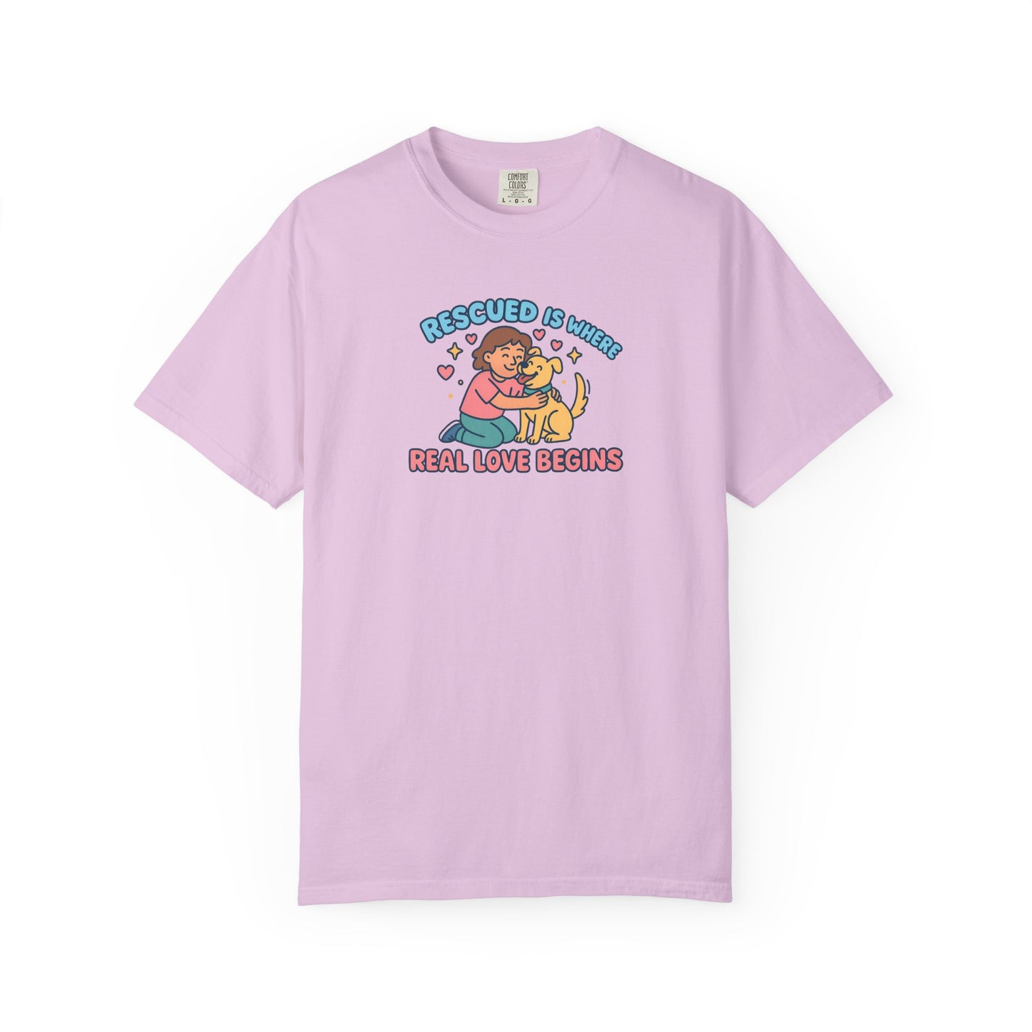 Rescued Is Where Real Love Begins T-Shirt