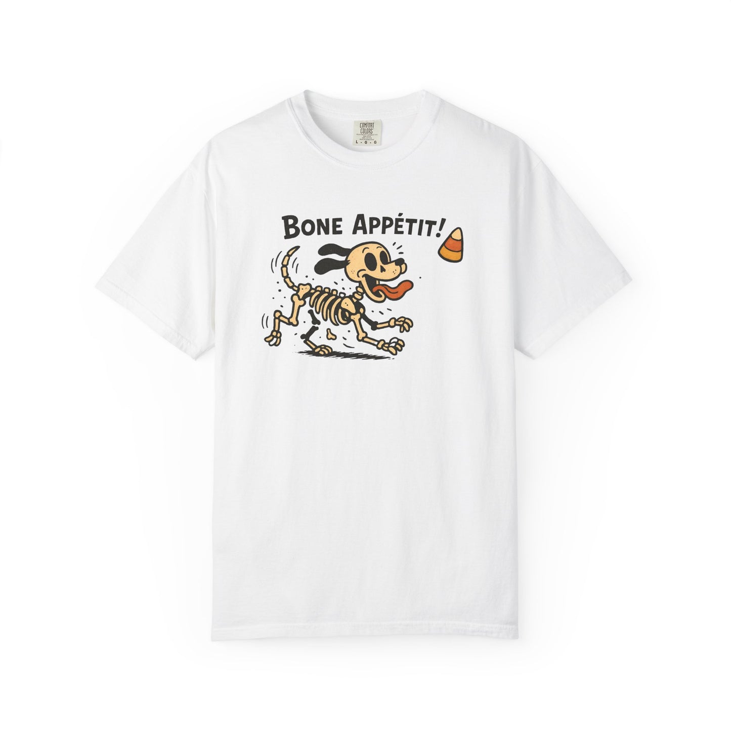 Funny Dog Skeleton T-shirt, Halloween Humor Shirt, Gift for Pet Lovers, Casual Tee, Unisex Vintage Style