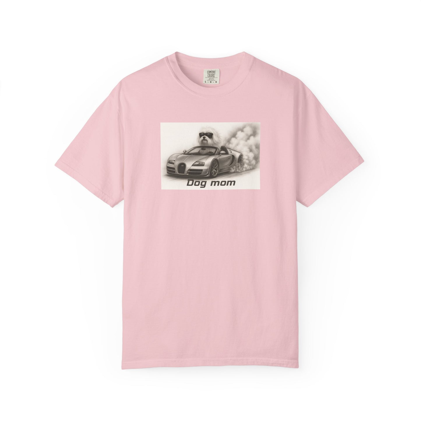 Dog Mom - Maltese Terrier - “Cool Dogs in Cool Cars” T-Shirt Collection