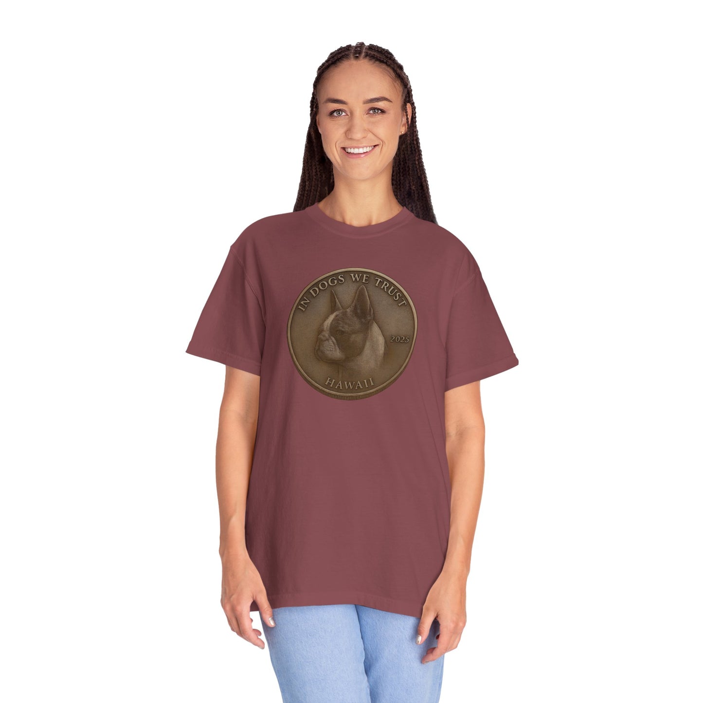 Hawaii State Coin T-Shirt Collection - Proud Dog Breed Illustrations