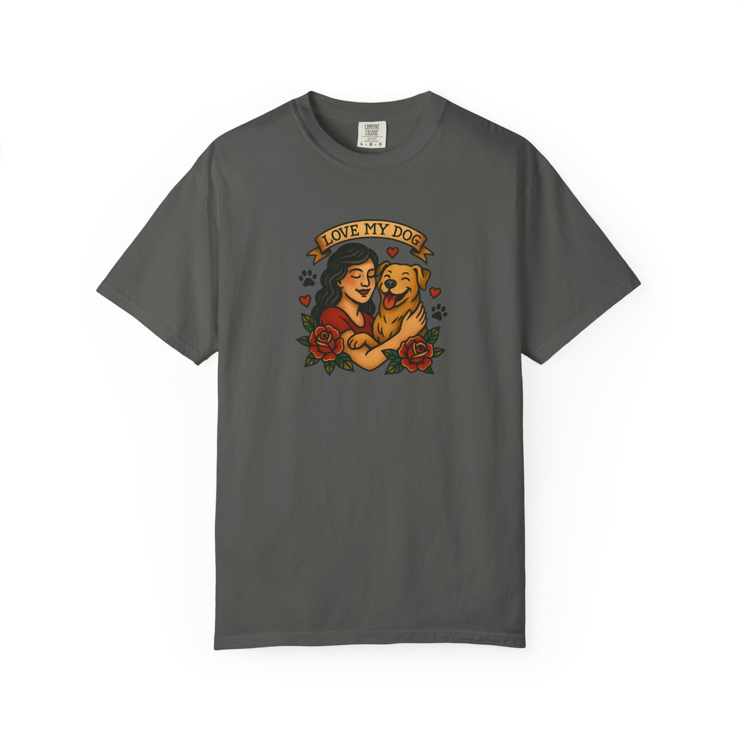 Love My Dog T-Shirt, Cute Dog Lover Tee, Pet Owner Gift, Adoption Awareness Shirt, Casual Everyday Wear