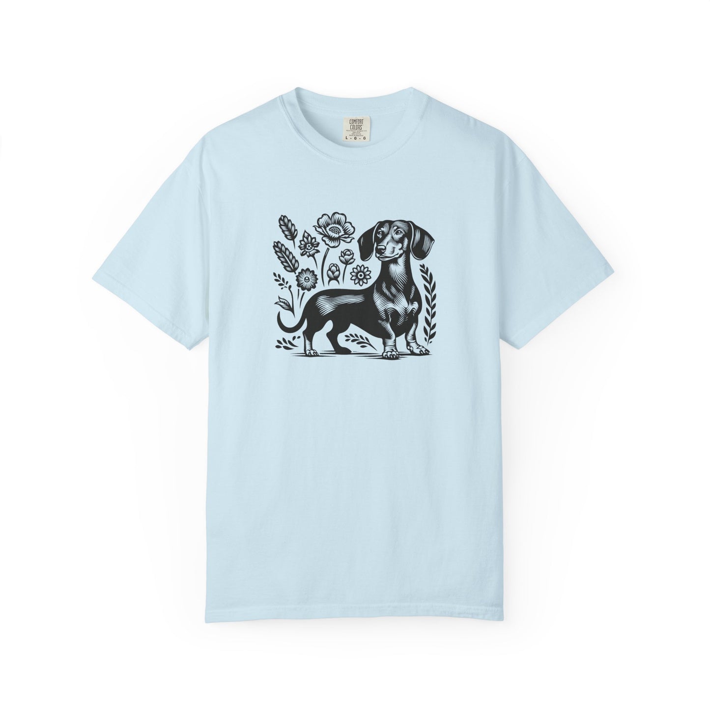Floral Dachshund T-Shirt