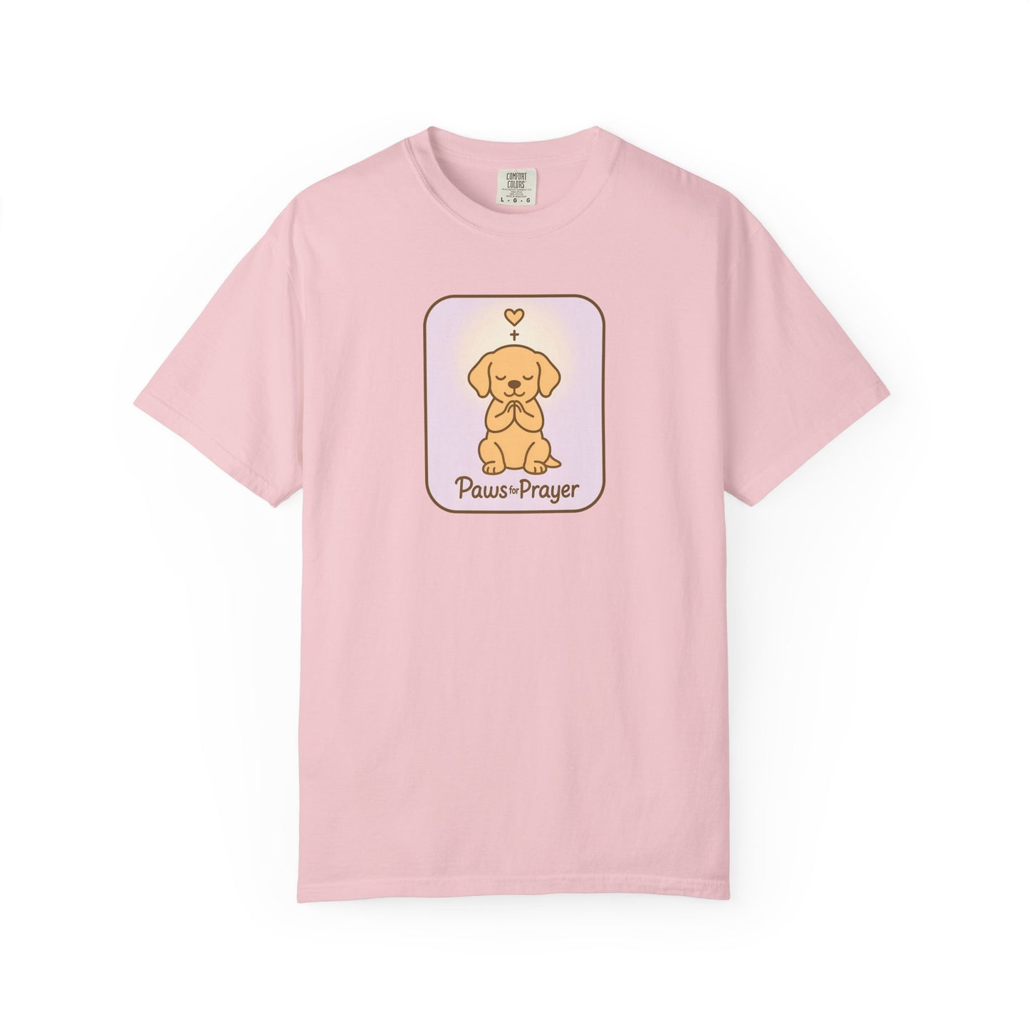 Prayerful Paws T-Shirt, Dog Lover Gift
