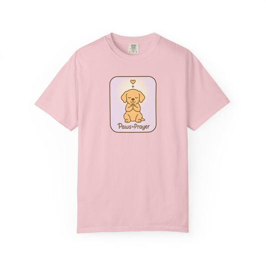 Prayerful Paws T-Shirt, Dog Lover Gift