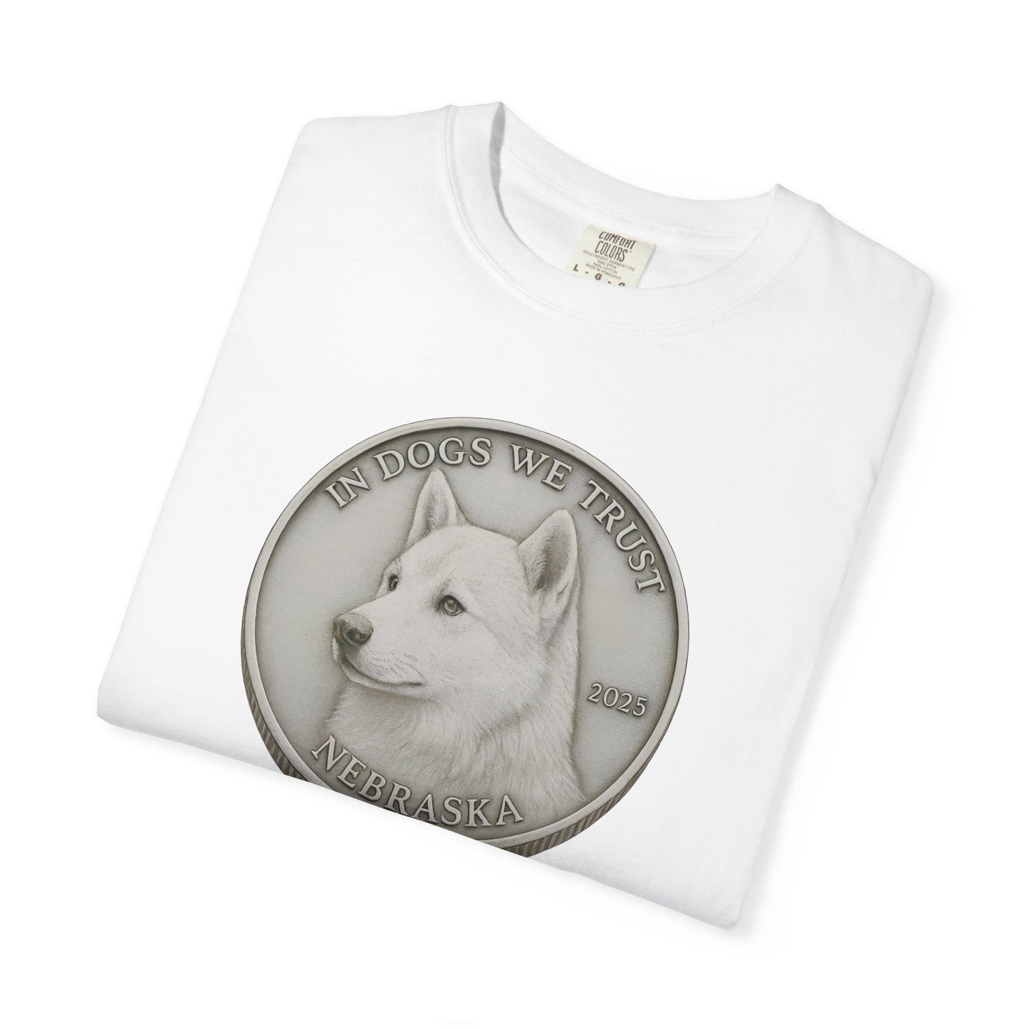 Nebraska State Coin T-Shirt Collection - Proud Dog Breed Illustrations
