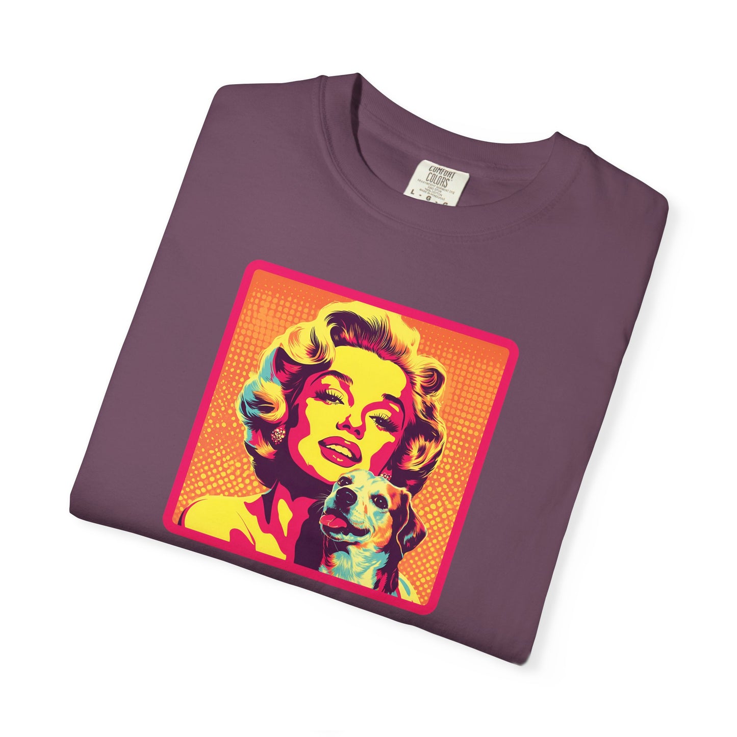 Vintage Dog Mom T-shirt - Unisex Garment-Dyed Tee for Dog Lovers