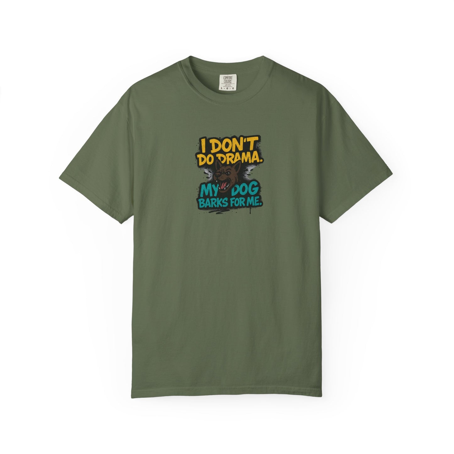 I Don't Do Drama Dog Dad T-Shirt