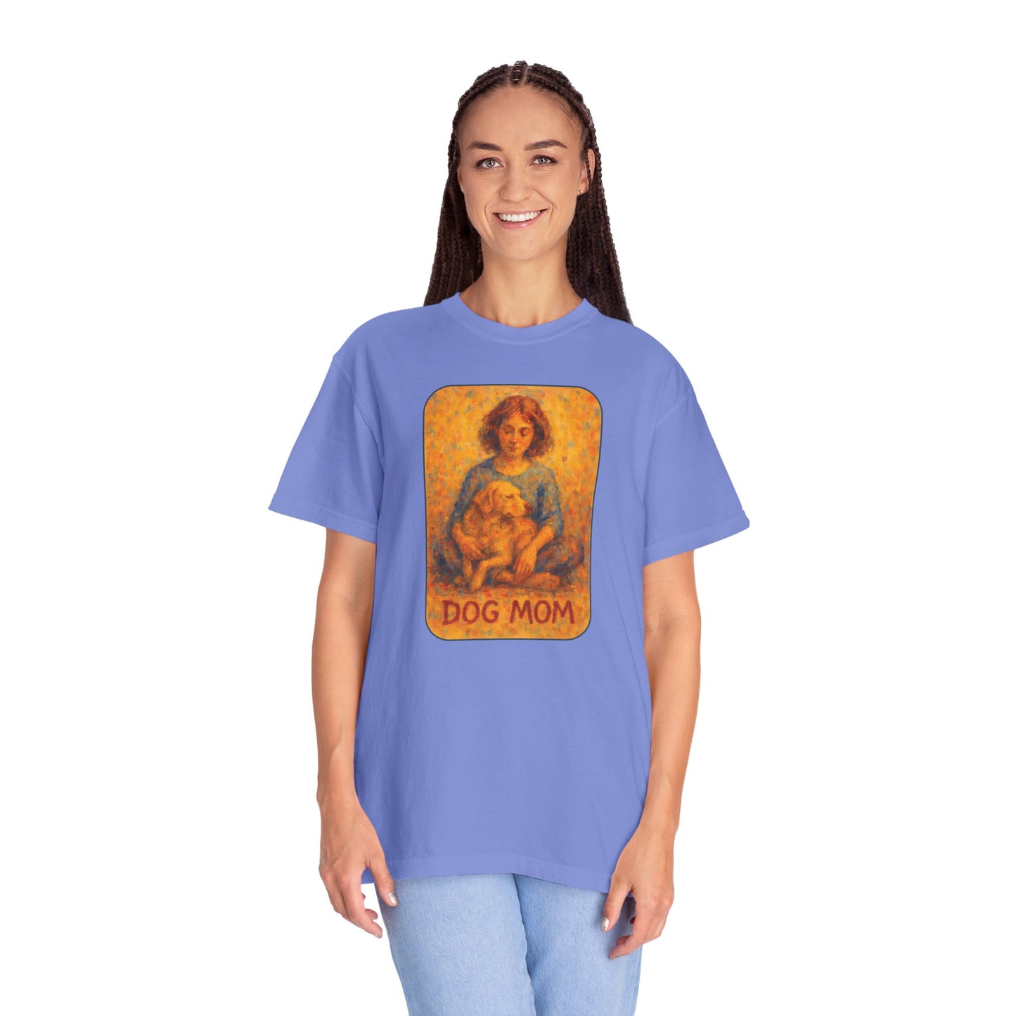 Dog Mom Vintage Style Unisex T-Shirt, Cute Dog Lover Gift, Pet Parent Tee, Casual Wear, Great for Birthdays, Dog Appreciation Day