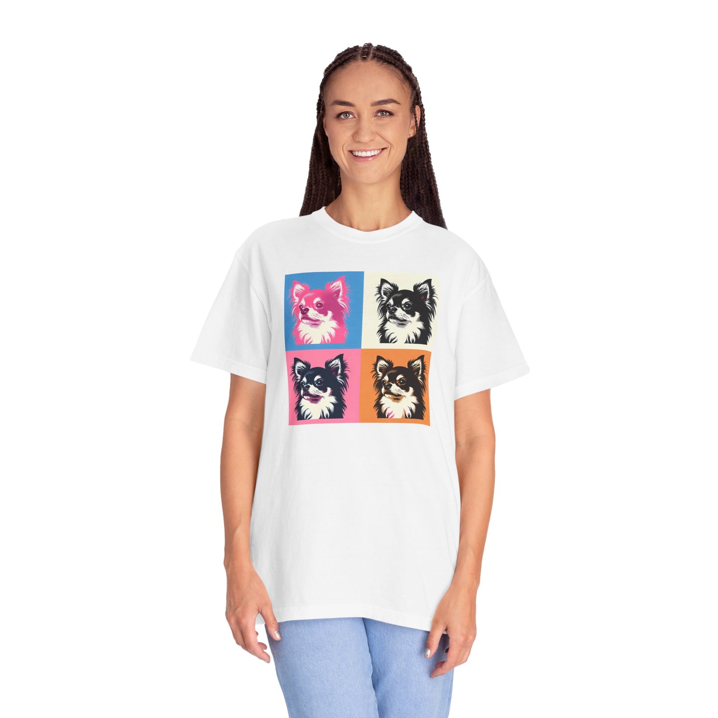 Colorful Chihuahua Unisex T-Shirt - Fun & Playful Pet Lover Gift