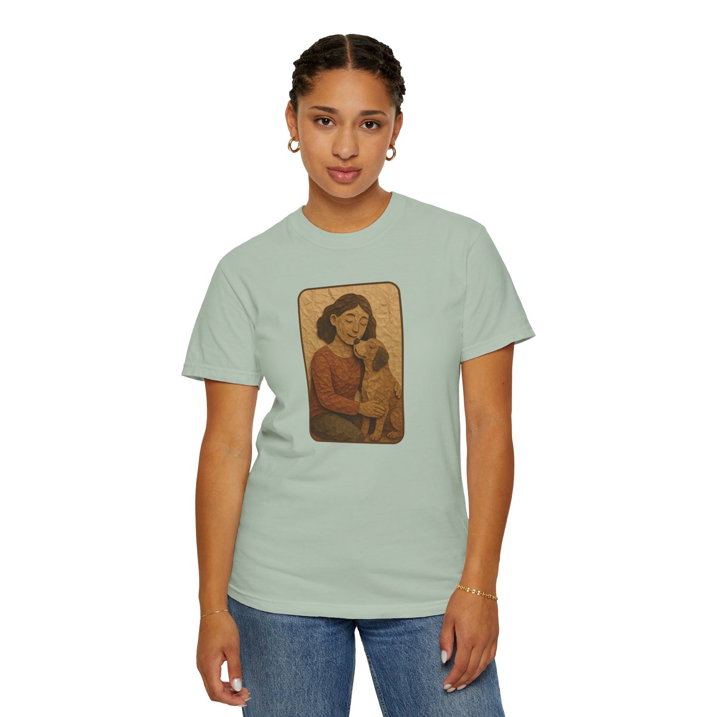 Dog Mom T-shirt - Unisex Garment-Dyed Tee for Pet Lovers