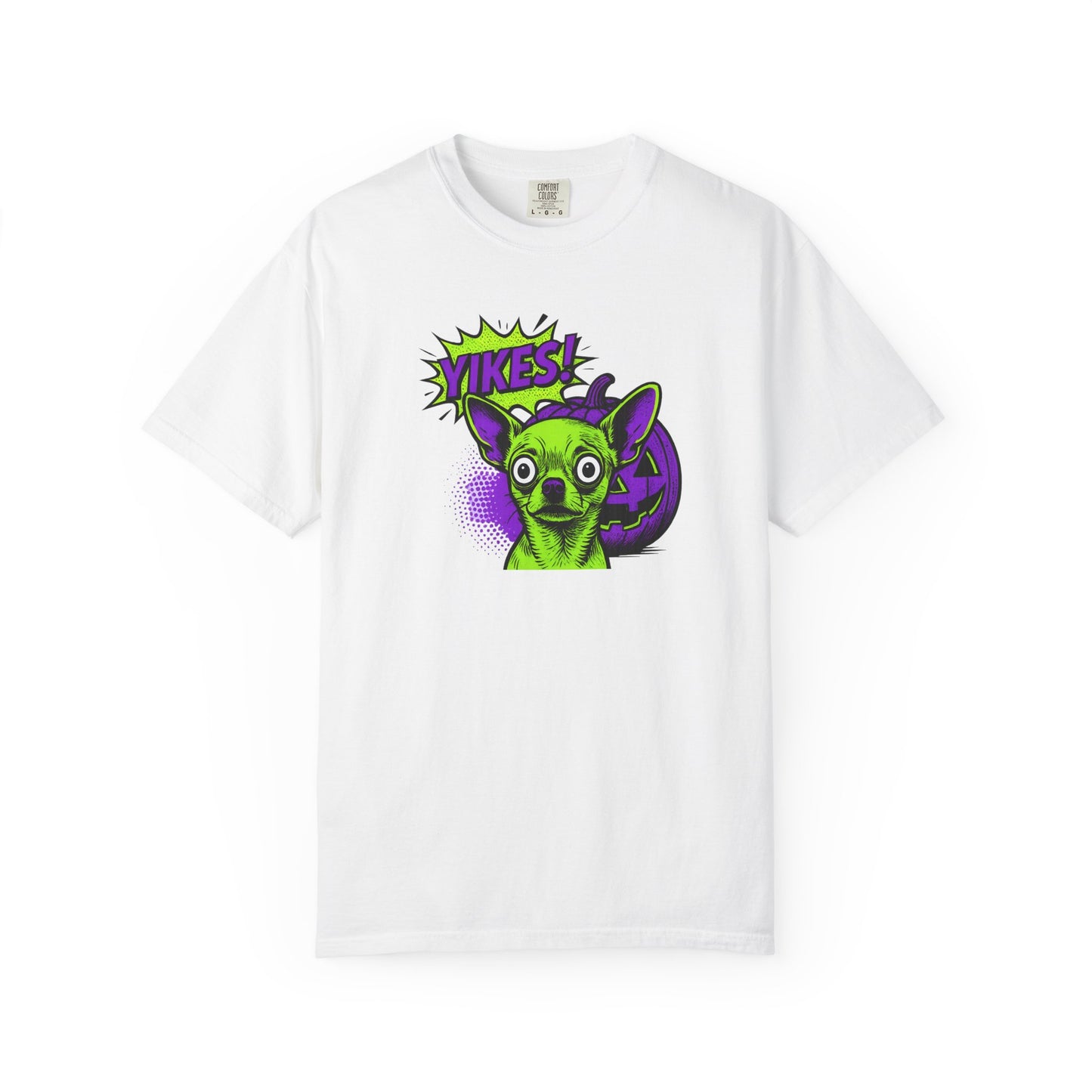 Yikes! Spooky Green Chihuahua T-Shirt