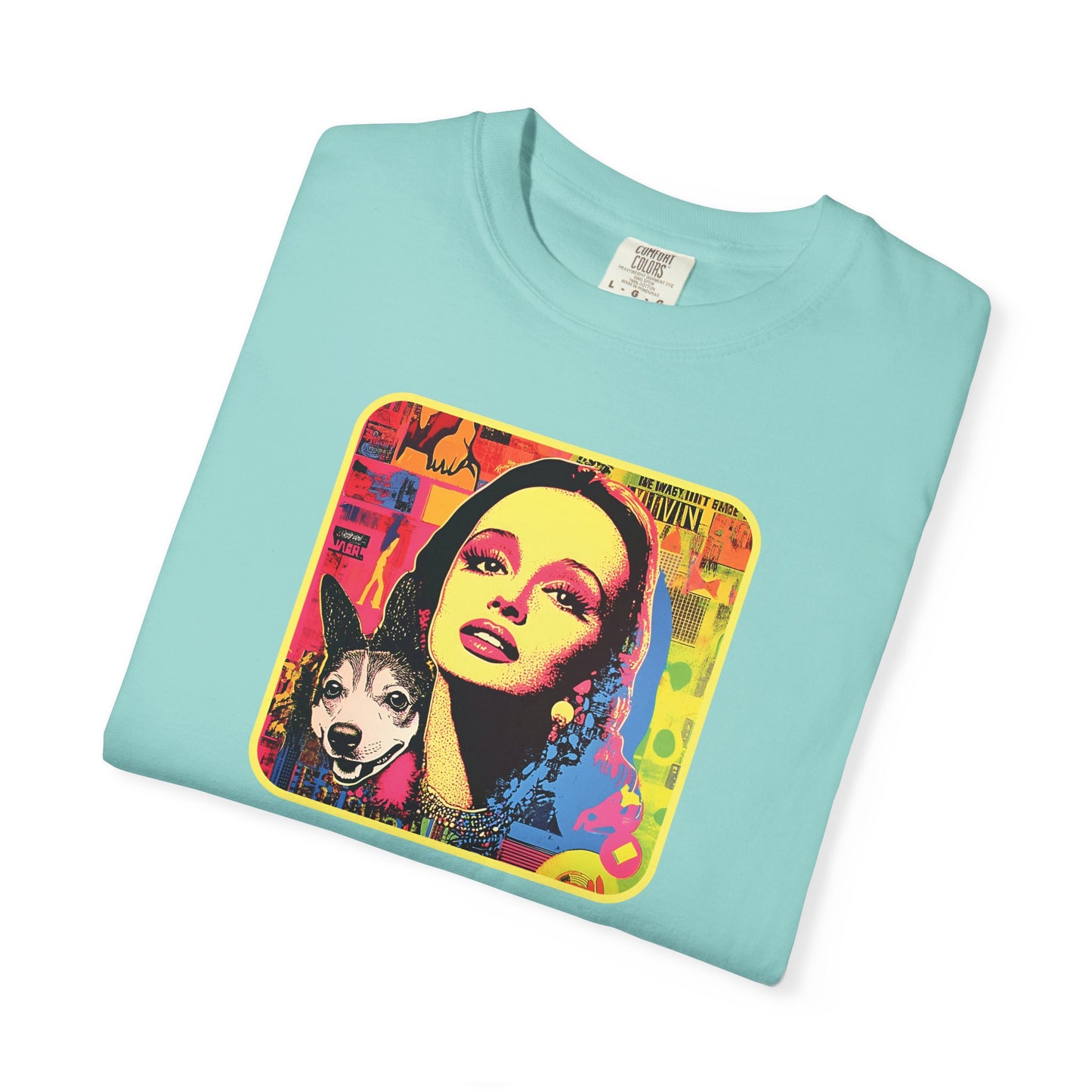 Pop Art Mom and Dog T-Shirt