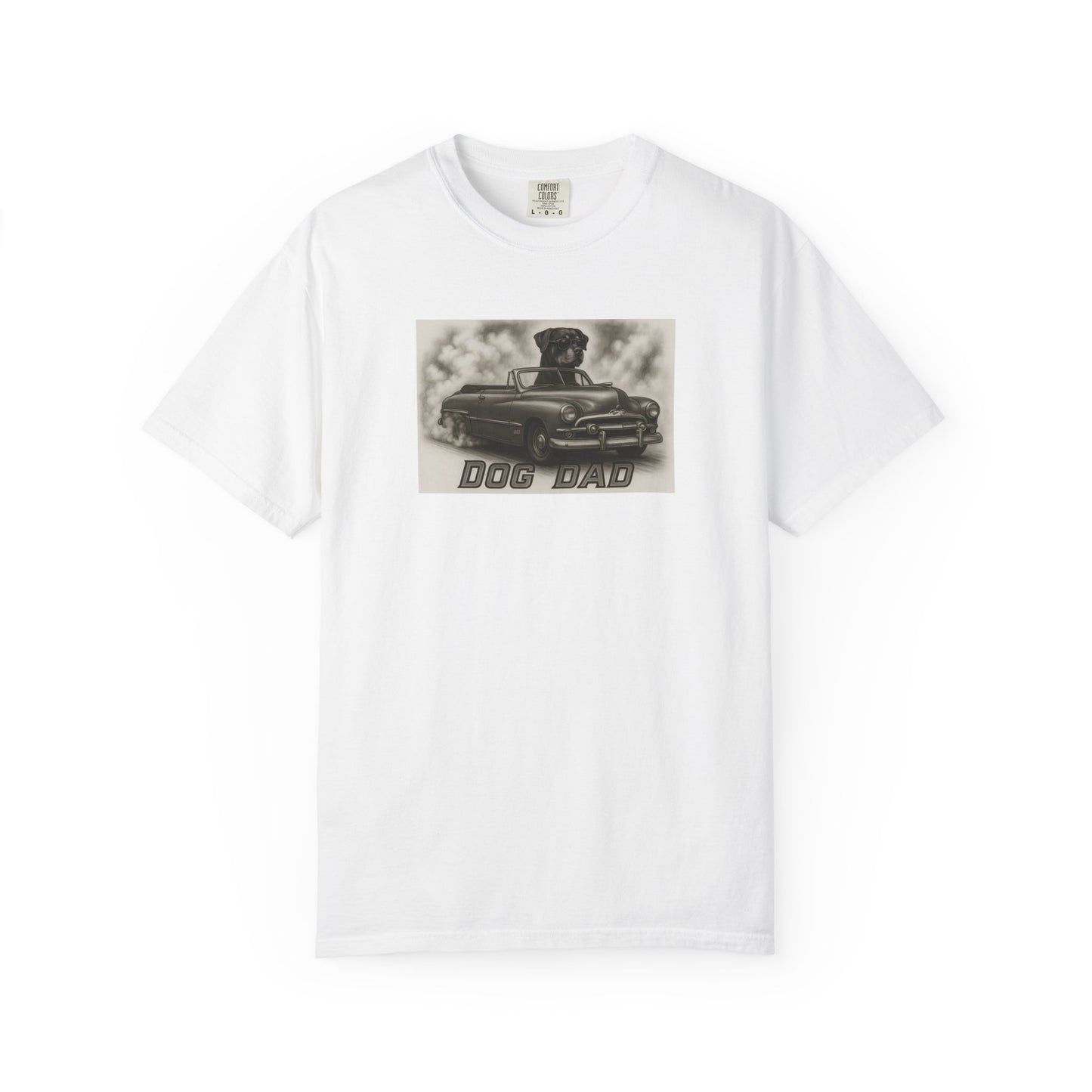 Dog Dad - Rottweiler - Cool Dogs in Cool Cars T-Shirt Collection