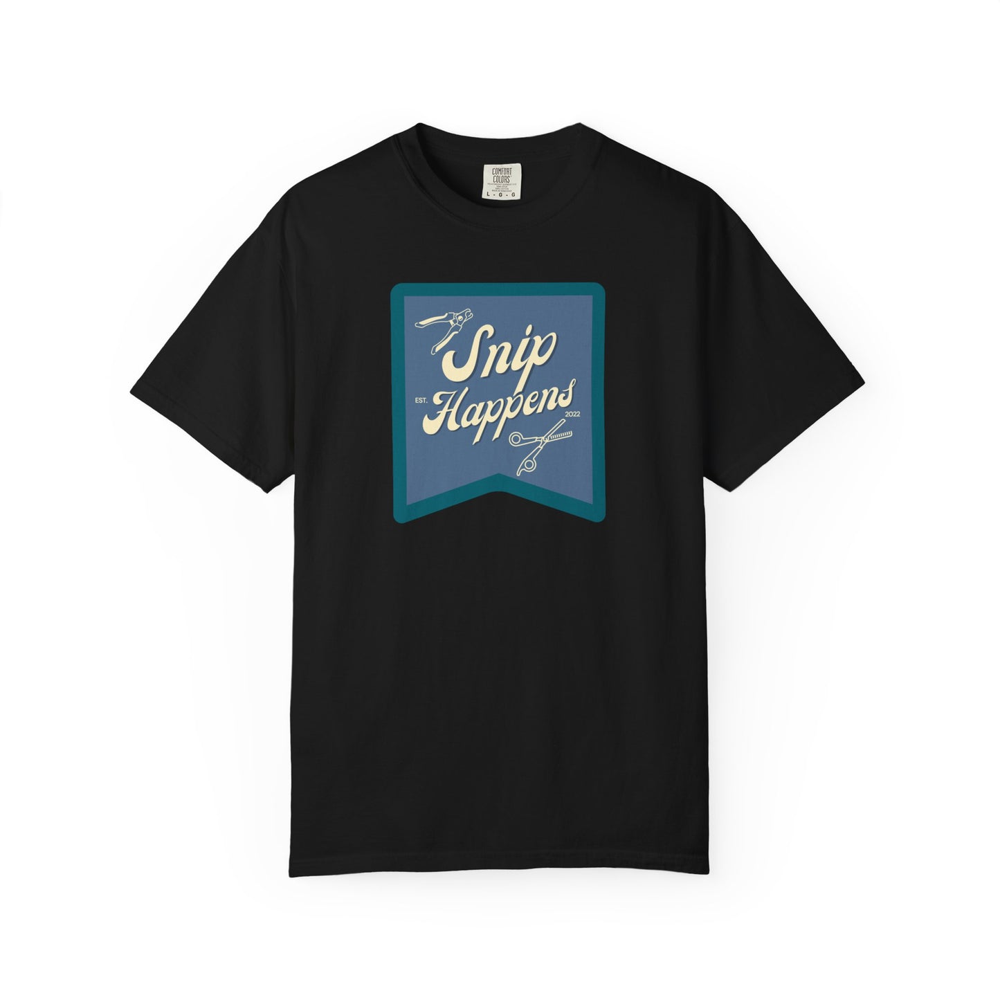 Snip Happens Unisex Garment-Dyed T-Shirt - Fun & Casual Apparel for Stitching Lovers