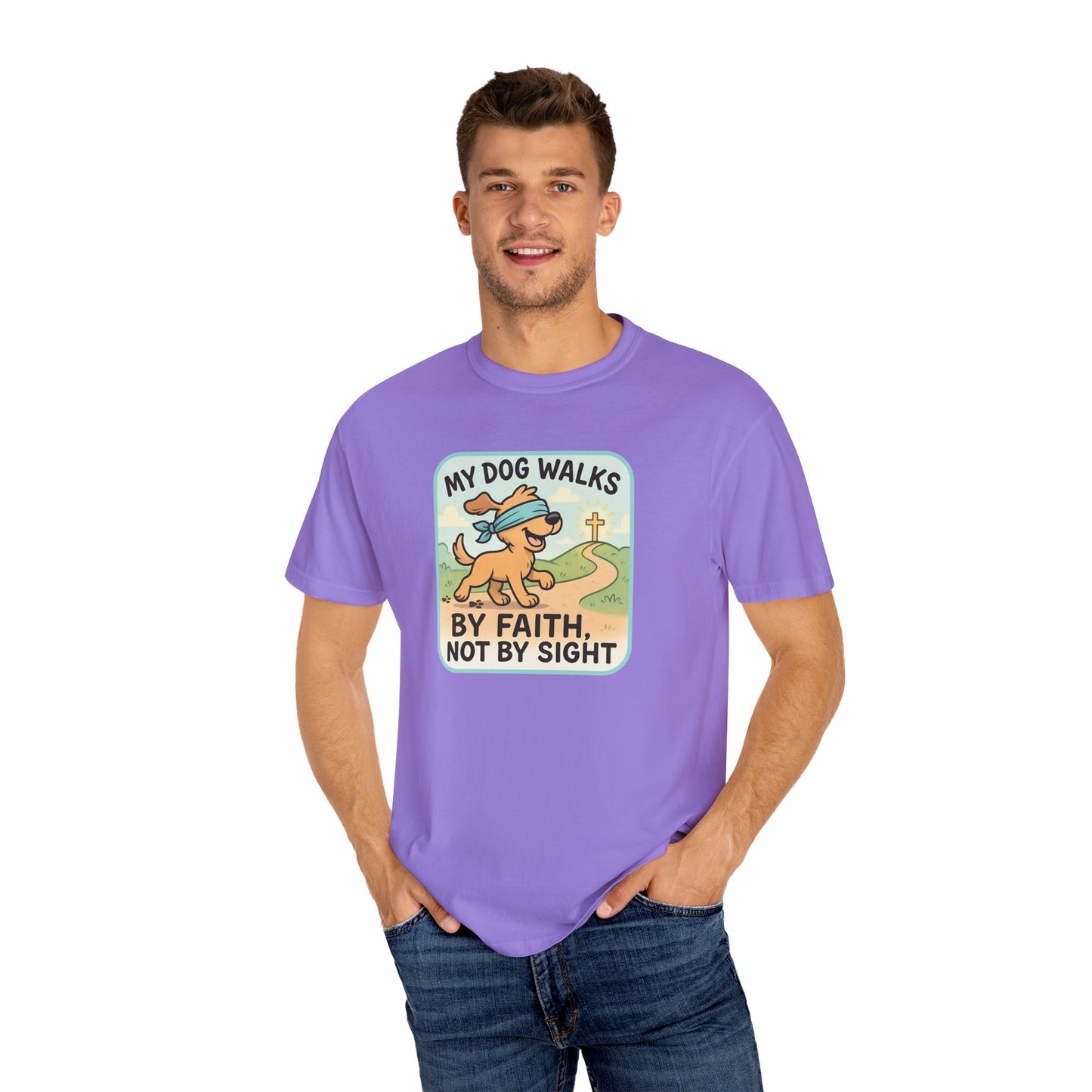 Faith-Inspired Dog Lover T-Shirt, Pet Owner Gifts, Cute Dog Apparel, Faith and Pets Merchandise, Casual Summer Wear