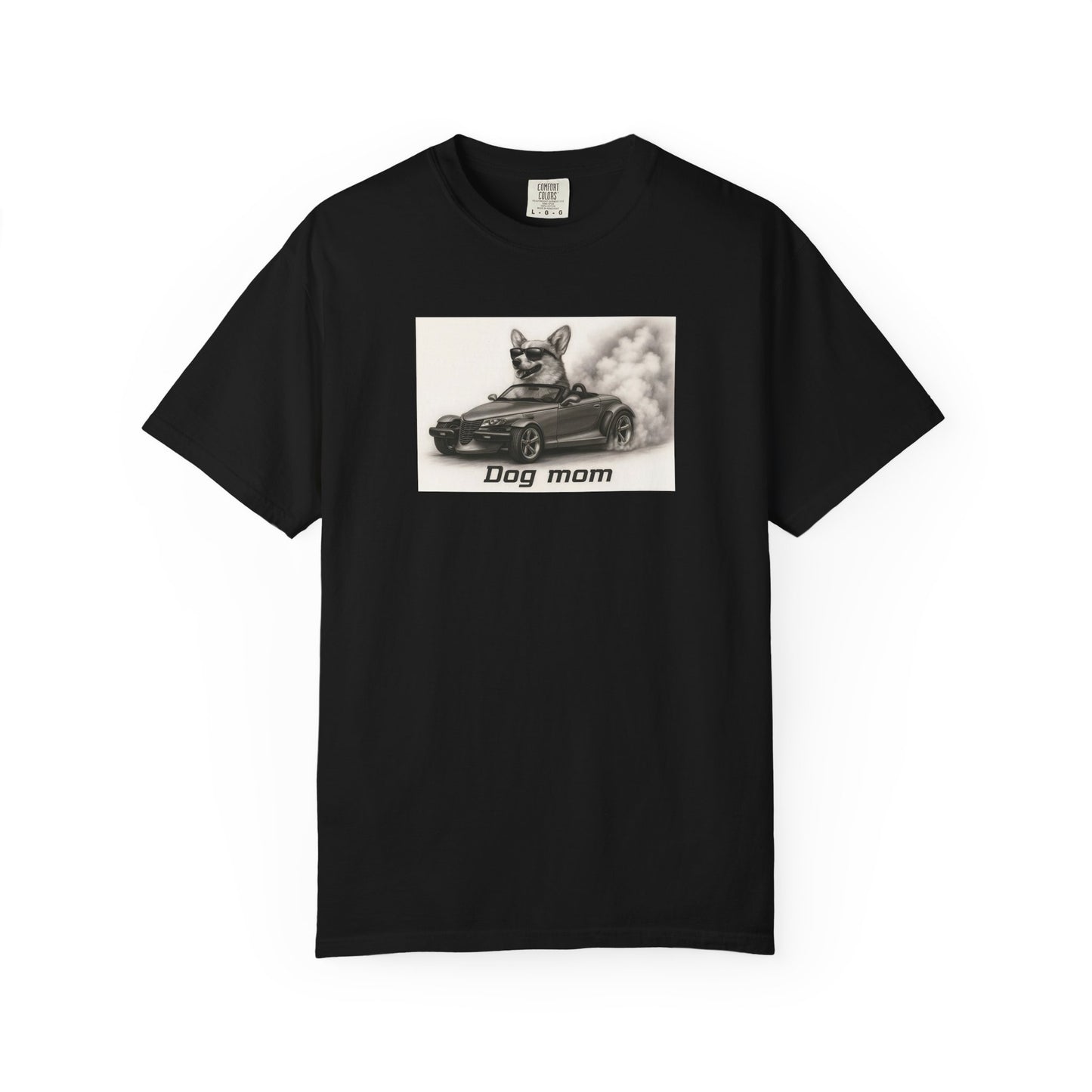 Dog Mom - Corgi - “Cool Dogs in Cool Cars” T-Shirt Collection