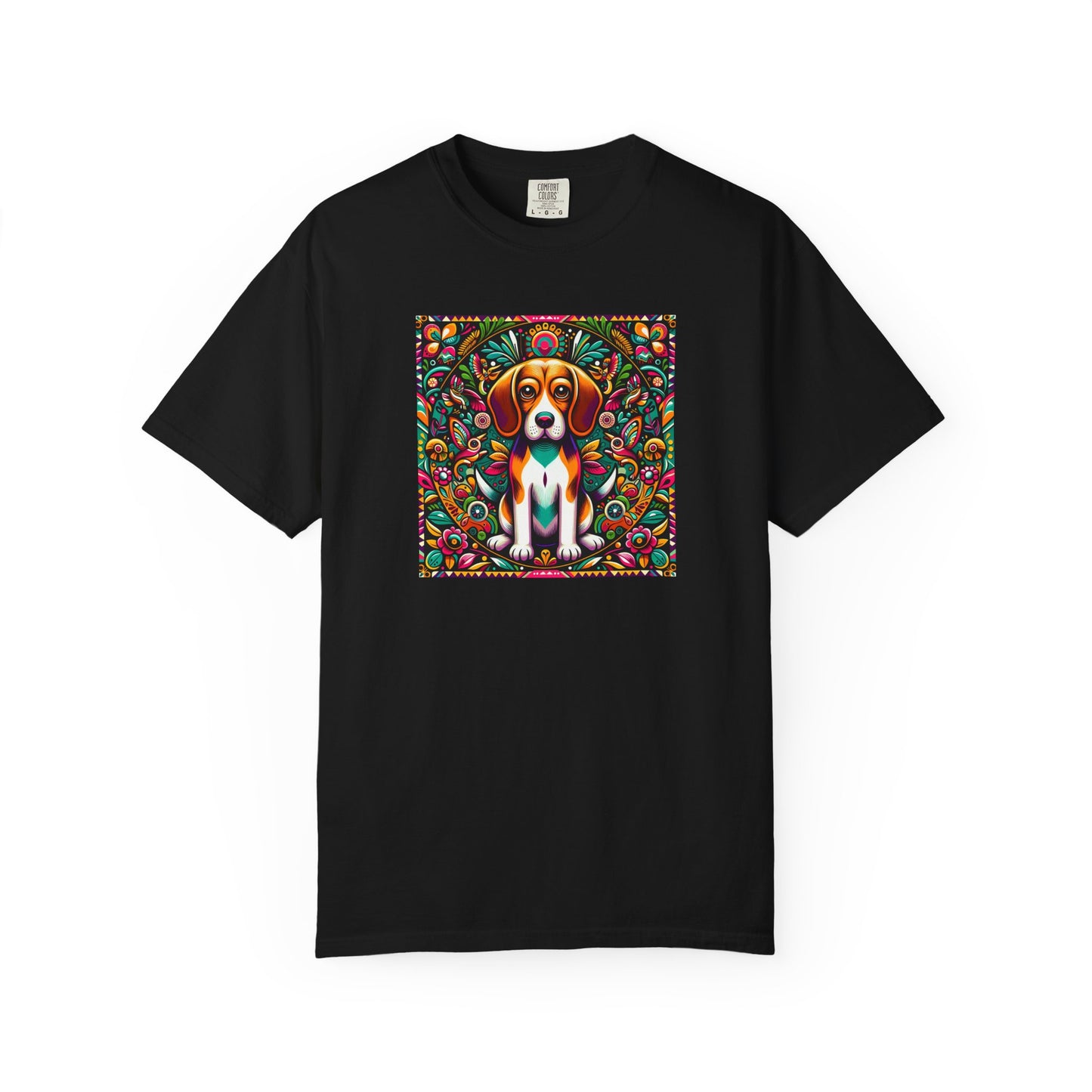 Vibrant Dog Art Tee
