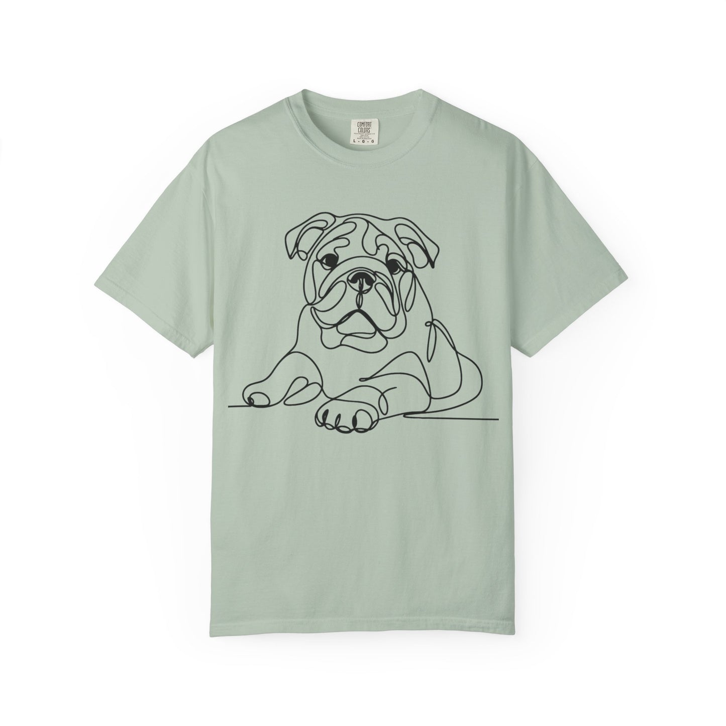 Bulldog Line Art Unisex T-Shirt - Perfect for Dog Lovers & Casual Days