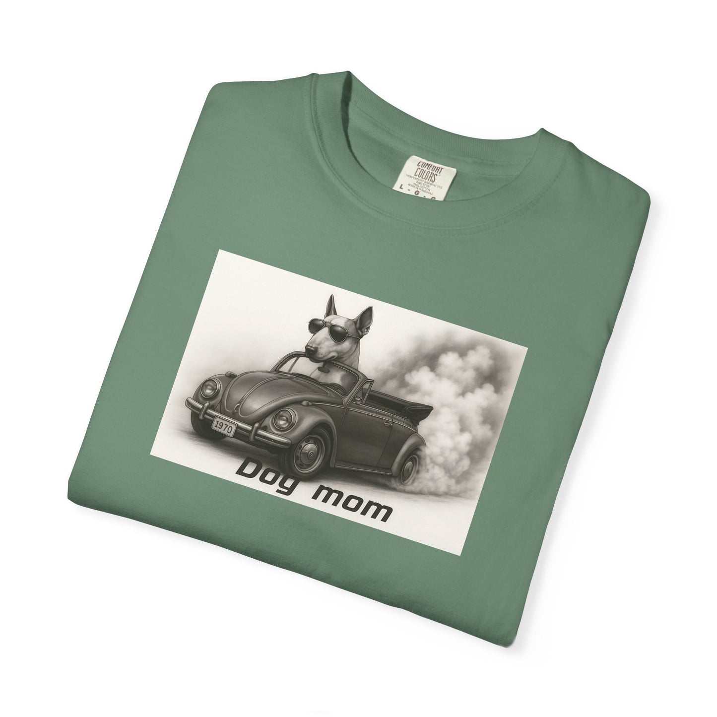 Dog Mom - Bull Terrier - “Cool Dogs in Cool Cars” T-Shirt Collection! 🐶🚗