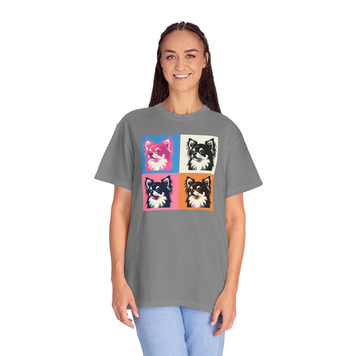 Colorful Chihuahua Unisex T-Shirt - Fun & Playful Pet Lover Gift