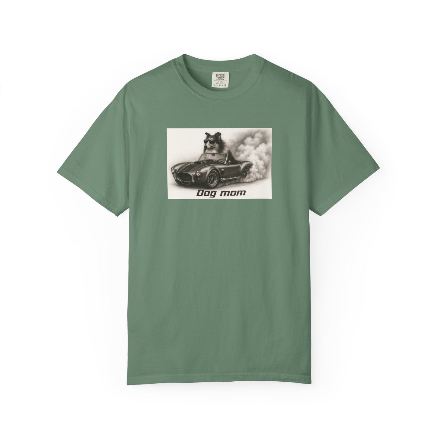 Dog Mom - Collie - “Cool Dogs in Cool Cars” T-Shirt Collection
