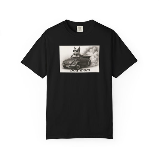 Dog Mom - Bull Terrier - “Cool Dogs in Cool Cars” T-Shirt Collection! 🐶🚗