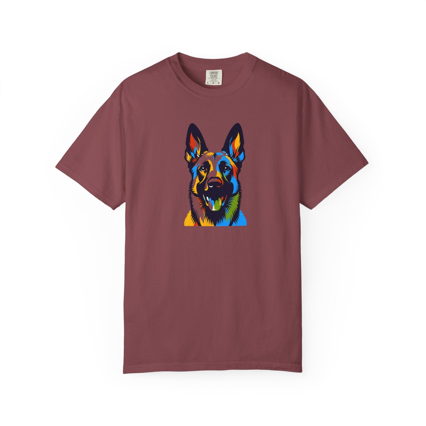 Colorful Belgium Malinois Art Unisex T-Shirt - Perfect for Pet Lovers