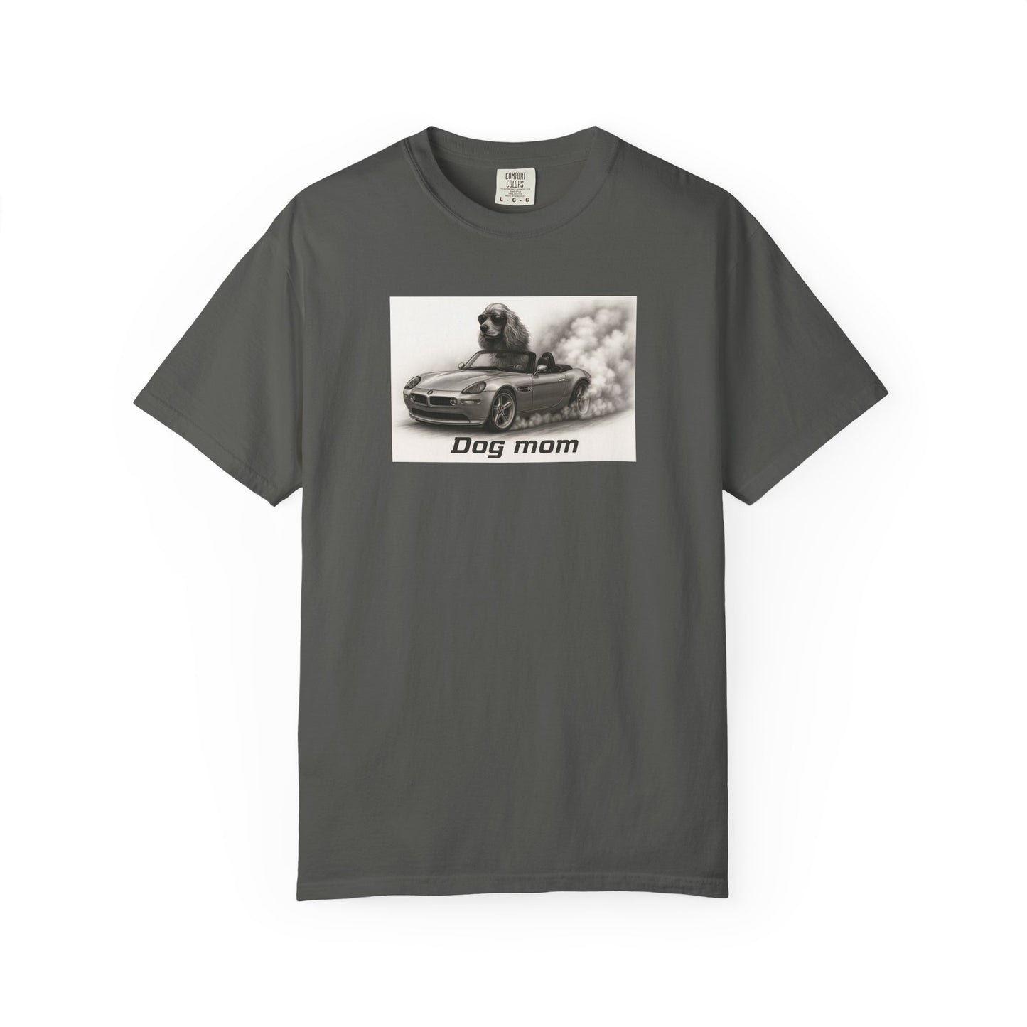 Dog Mom - Cocker Spaniel - “Cool Dogs in Cool Cars” T-Shirt Collection