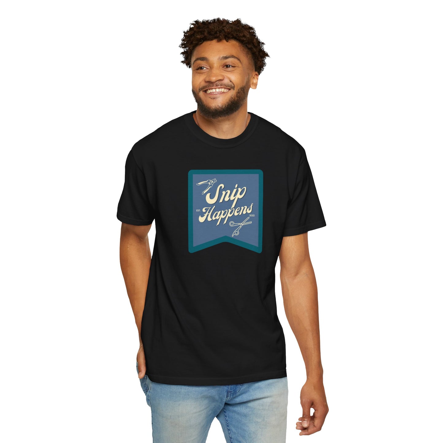 Snip Happens T-Shirt - Fun & Casual Apparel for Stitching Lovers