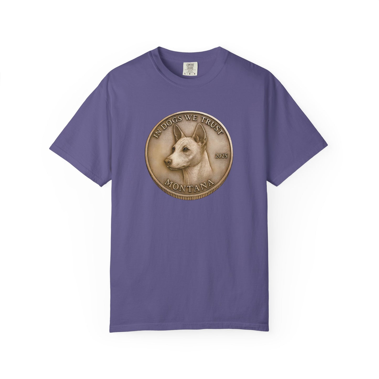 Montana State Coin T-Shirt Collection - Proud Dog Breed Illustrations