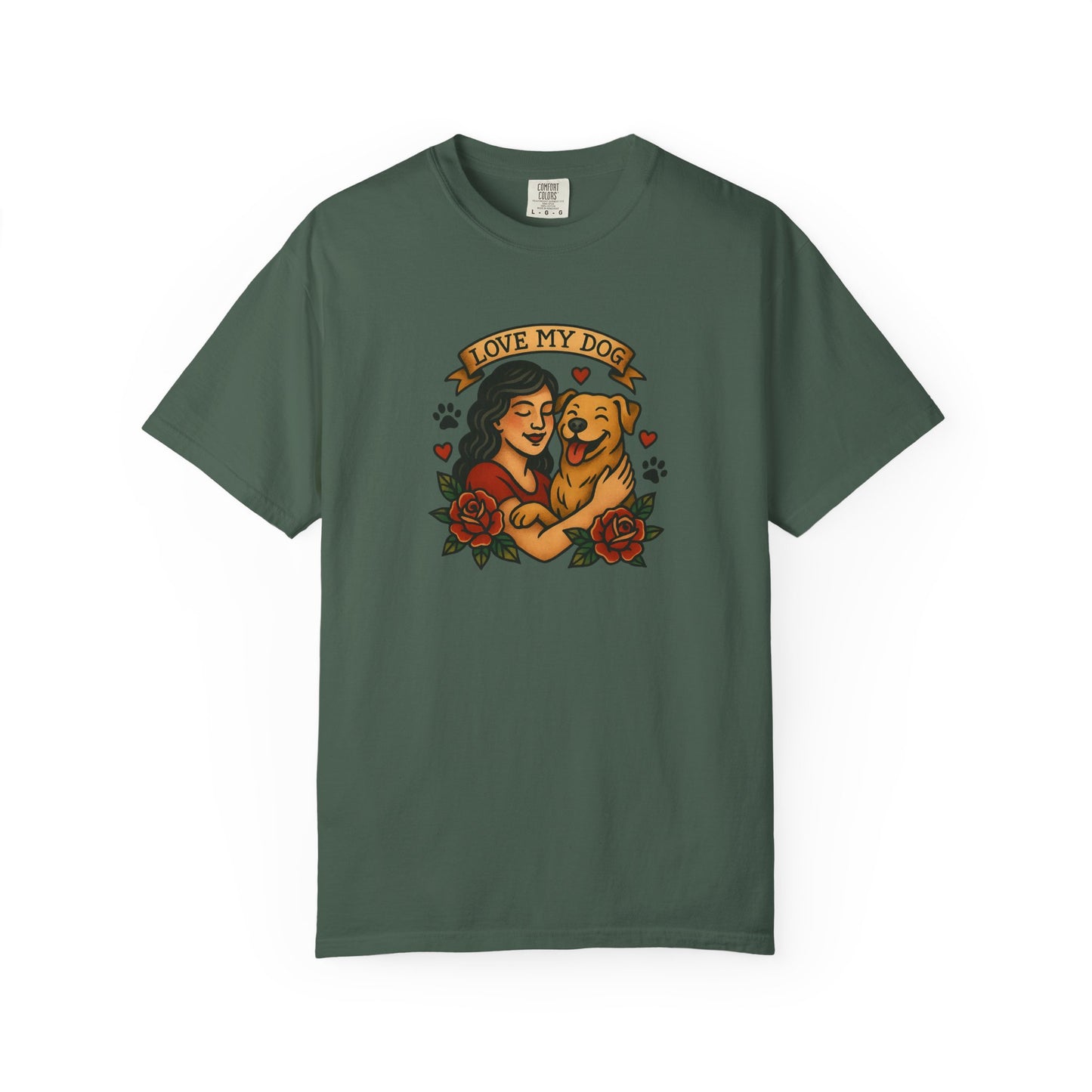 Love My Dog T-Shirt, Cute Dog Lover Tee, Pet Owner Gift, Adoption Awareness Shirt, Casual Everyday Wear